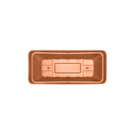 vibia campana terrace trough 80cm terra